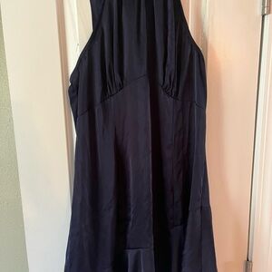 Francesca's Collections Deep Blue Backless Dress
